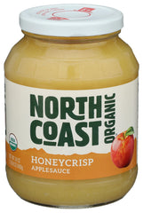 North Coast frasco frontal mostrando etiqueta orgánica y beneficio sabor natural