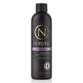 Norvell venetian front bottle showing product and capacity for professional use