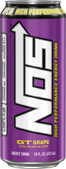 Detalle de la superficie y textura de la bebida NOS GT Grape mostrando color y burbujas