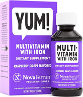 NovaFerrum bottle front label showing product identity and benefits