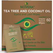 NOVEHA empaque frontal de toallitas individuales para higiene ocular y confort
