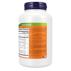 NOW Foods primer plano de la cápsula para apreciar textura vegetal
