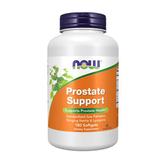 NOW Foods front label of Prostate Support softgels showing product name and count
