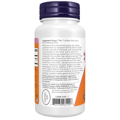 NOW Foods gota de aceite MCT y ubiquinol que ilustra mejor solubilidad y absorción