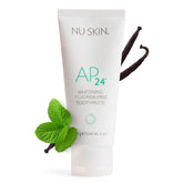 Nu Skin AP 24 front packaging showing branding and 4 oz size with clear benefit