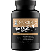 Nugenix frasco frontal mostrando la etiqueta y concentración de ingredientes
