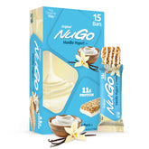 NuGo empaque frontal mostrando la barrita y beneficio portable