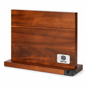 NULAS front view of magnetic knife block showing organized knives and easy access