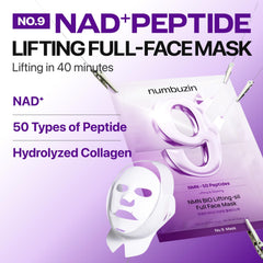 numbuzin mascarilla en dos piezas desplegada mostrando ajuste preciso y cobertura