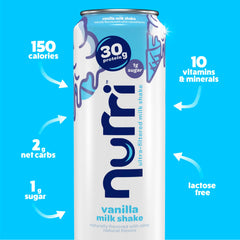 Nurri textura cremosa del batido destacando sabor y consistencia suave