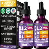 NUSAVA botella frontal del pack de 2 mostrando diseño y beneficios