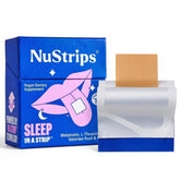 NuStrips front packaging showing blueberry flavor and travel-ready design