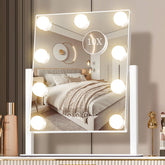 NUSVAN vista frontal iluminado, luz uniforme para maquillaje