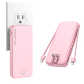 Nusyddy front view showing folded plug and compact form for travel convenience