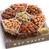 Nut Haven gift box front view showing elegant packaging and ready-to-gift appeal
