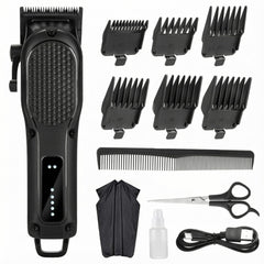 NUTCORE vista frontal del cortapelos, diseño ergonómico y profesional