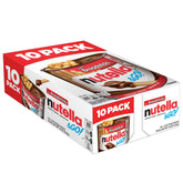 Nutella envase frontal mostrando doble compartimento y transporte fácil