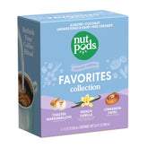 nutpods pack frontal mostrando las tres cremas y conveniencia para el café