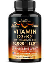 NUTRAHARMONY envase frontal mostrando dosis alta y cantidad