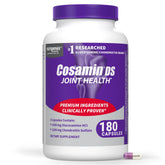 Nutramax Cosamin DS vista frontal mostrando el envase y beneficio de soporte articular