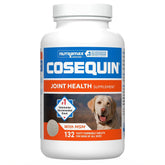 Nutramax COSEQUIN front packaging showing 132-count bottle and benefits