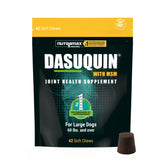Nutramax Dasuquin front packaging showing product identity and count benefits