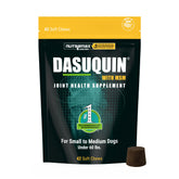 Nutramax Dasuquin front packaging showing product and benefit for joint support