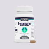 Nutramax Denamarin vista frontal del envase mostrando 30 comprimidos y beneficios