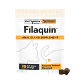 Nutramax Filaquin front packaging showing 90 soft chews for easy dosing