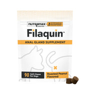 Nutramax Filaquin front packaging showing 90 soft chews for easy dosing
