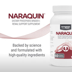Nutramax NARAQUIN espolvoreado en alimento seco facilita administración diaria