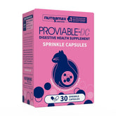 Nutramax Proviable frente del empaque mostrando envase claro y beneficios