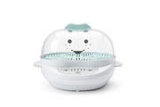 NutriBullet baby front view of steamer showing compact design and fast steaming benefit