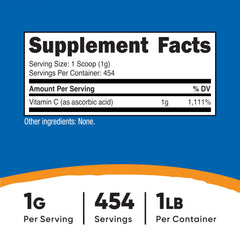 Nutricost cuchara dosificadora de 1 g lista para medir porciones precisas