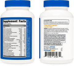 Nutricost etiqueta ingredientes con lista clara y comprobable