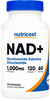 Nutricost front packaging showing bottle and supplement name with clear benefits