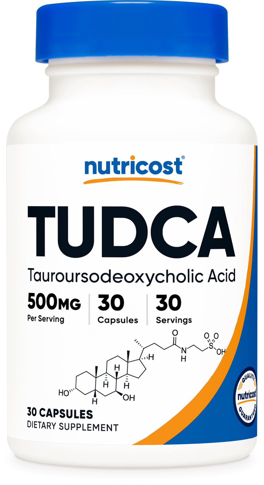 Nutricost Tudca frente del envase mostrando diseño y cantidad