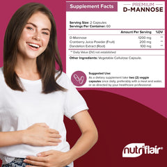 NutriFlair cápsulas en mano para comparar tamaño y dosificación
