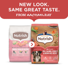 Nutrish detalle de croqueta y textura que favorece masticación