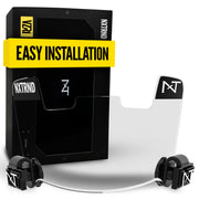 NXT NXTRND front view clear visor showing full-face coverage and protection