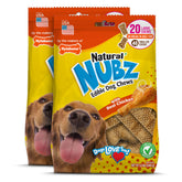 Nylabone front packaging showing 40-count chicken chews and benefits