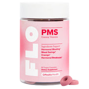 O Positiv front packaging showing FLO gummies and benefits