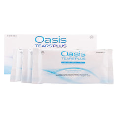 OASIS TEARS gota en primer plano que ilustra lubricación clara y suave