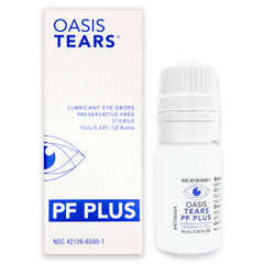 Oasis TEARS frasco 10 mL mostrando el envase multidosis y beneficio de fácil aplicación