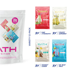 Oath Nutrition popsicle made with clear whey illustrating a light, fruity protein treat