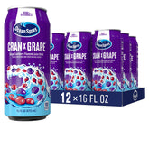 Ocean Spray lata frente mostrando etiqueta y sabor Cran-Grape, apetito inmediato