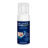 OCuSOFT frasco frontal mostrando etiqueta y volumen, confianza en limpieza