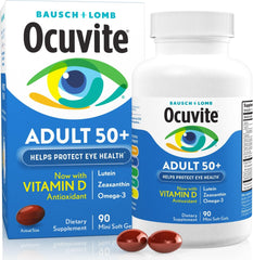 Ocuvite 50+ frente del empaque mostrando etiqueta y beneficios