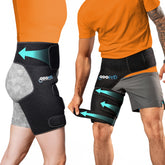 ODOFIT front view of hip brace showing full coverage and stability