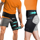 ODOFIT front view of hip brace showing secure fit and immediate support